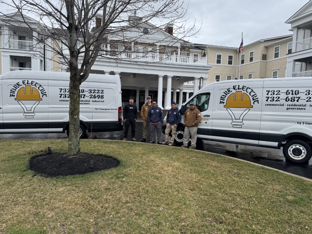 Team of Monmouth County Electricians of Fiore Electric